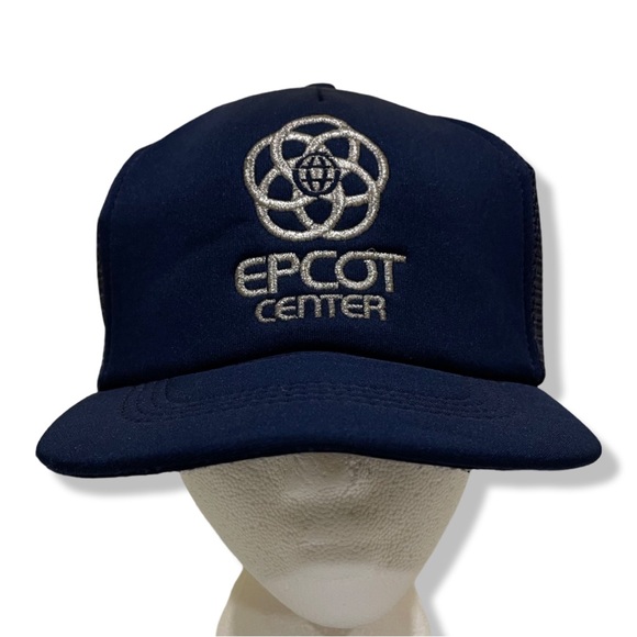 Vintage 80s Disney Epcot Center Trucker Hat - Picture 1 of 5